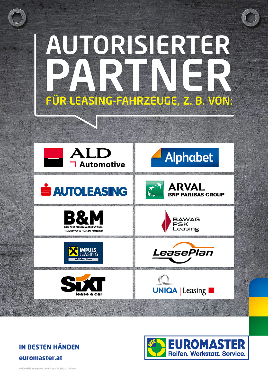 Autorisierter Partner für Leasingfahrzeuge